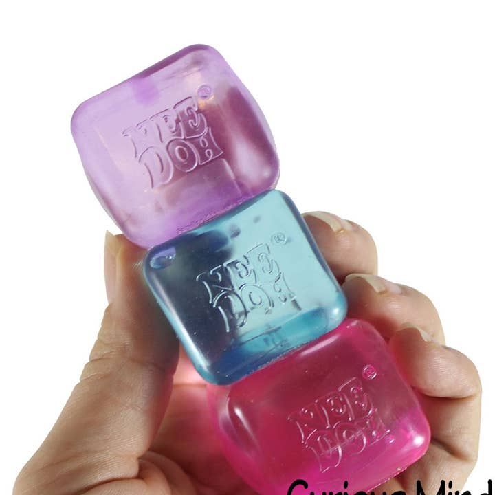 1 NeeDoh Teenie Nice Ice Cube Baby Ice Sugar Ball - Tjock Gl för wholesale av Curious Minds Toys