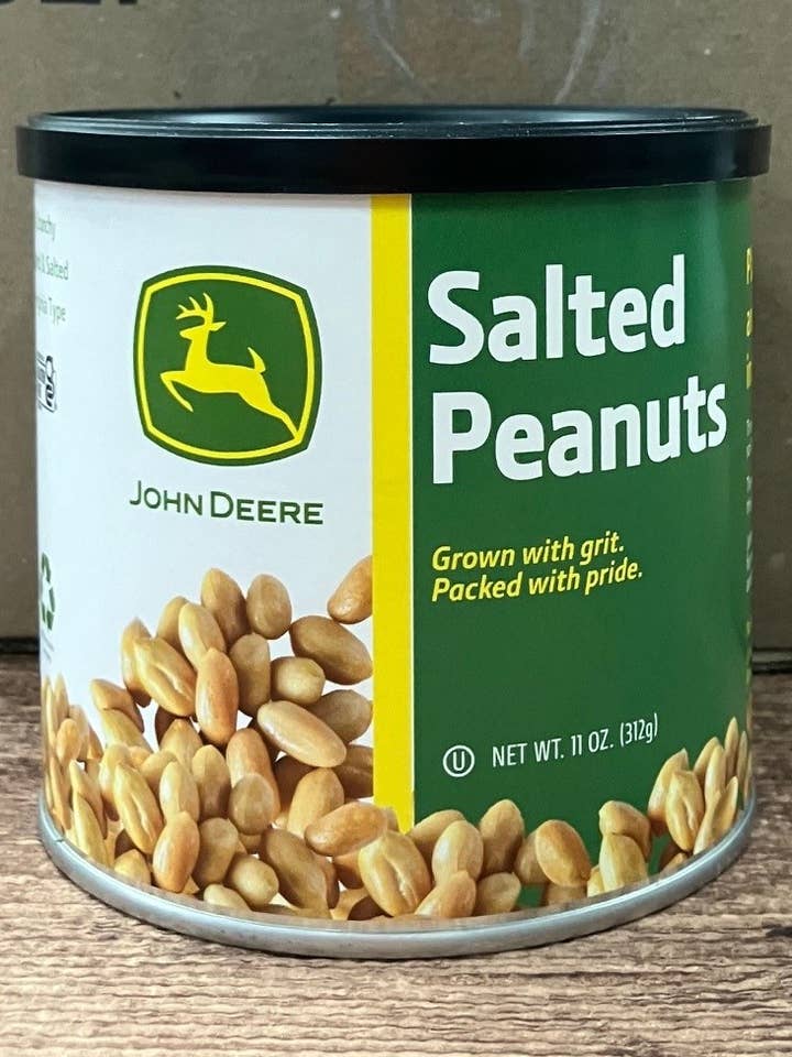 John Deere Salted Peanuts for wholesale by Cackalacky®