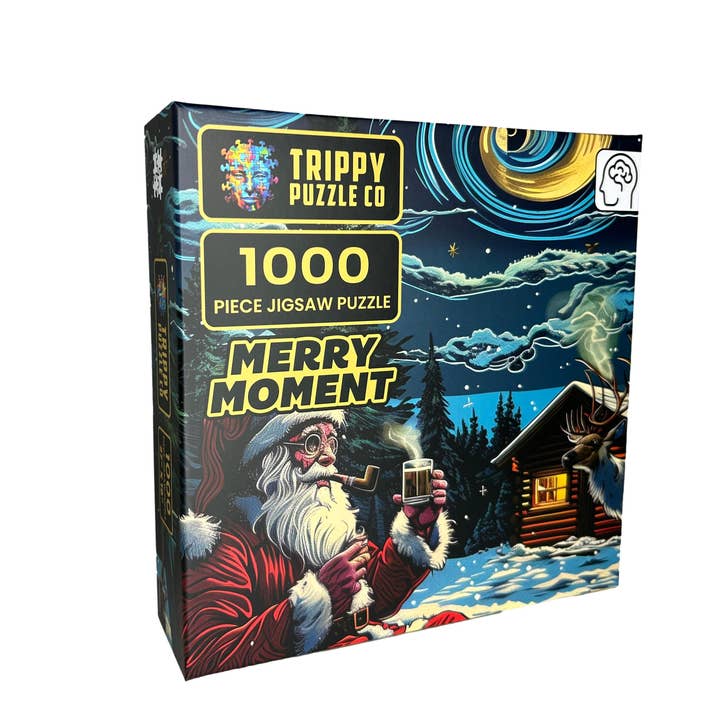 Trippy Puzzle Co - Wholesale Puzzle - Adult - Merry Moment Adult Classic Christmas Puzzle 1000PC1