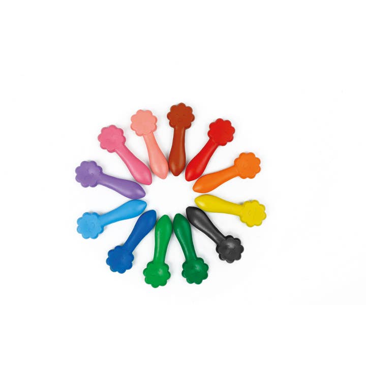 DAM - Wholesale Crayons - Kids & Baby - Haku Yoka - FULL Display Smile and Owl Crayons