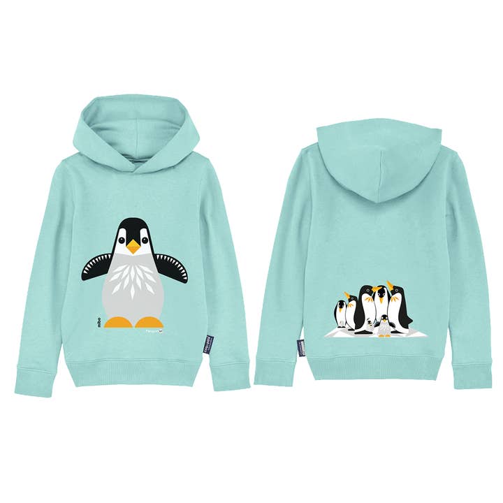 Coq En Pate - Wholesale Hoodie - Unisex - Adult hoodie, organic, sky blue - Penguin0