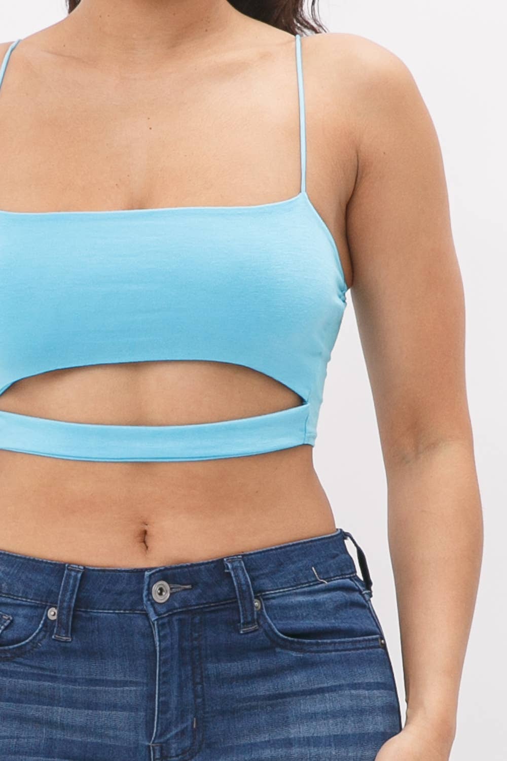 Julia by LoveJ - Wholesale Knit Top - Women's - Front Cutout Detail Crop Top17