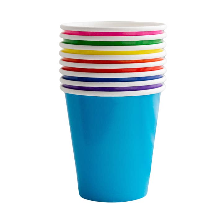 SPRINKLES & SMILES ASSORTED RAINBOW CUPS for wholesale by Bonjour Fête