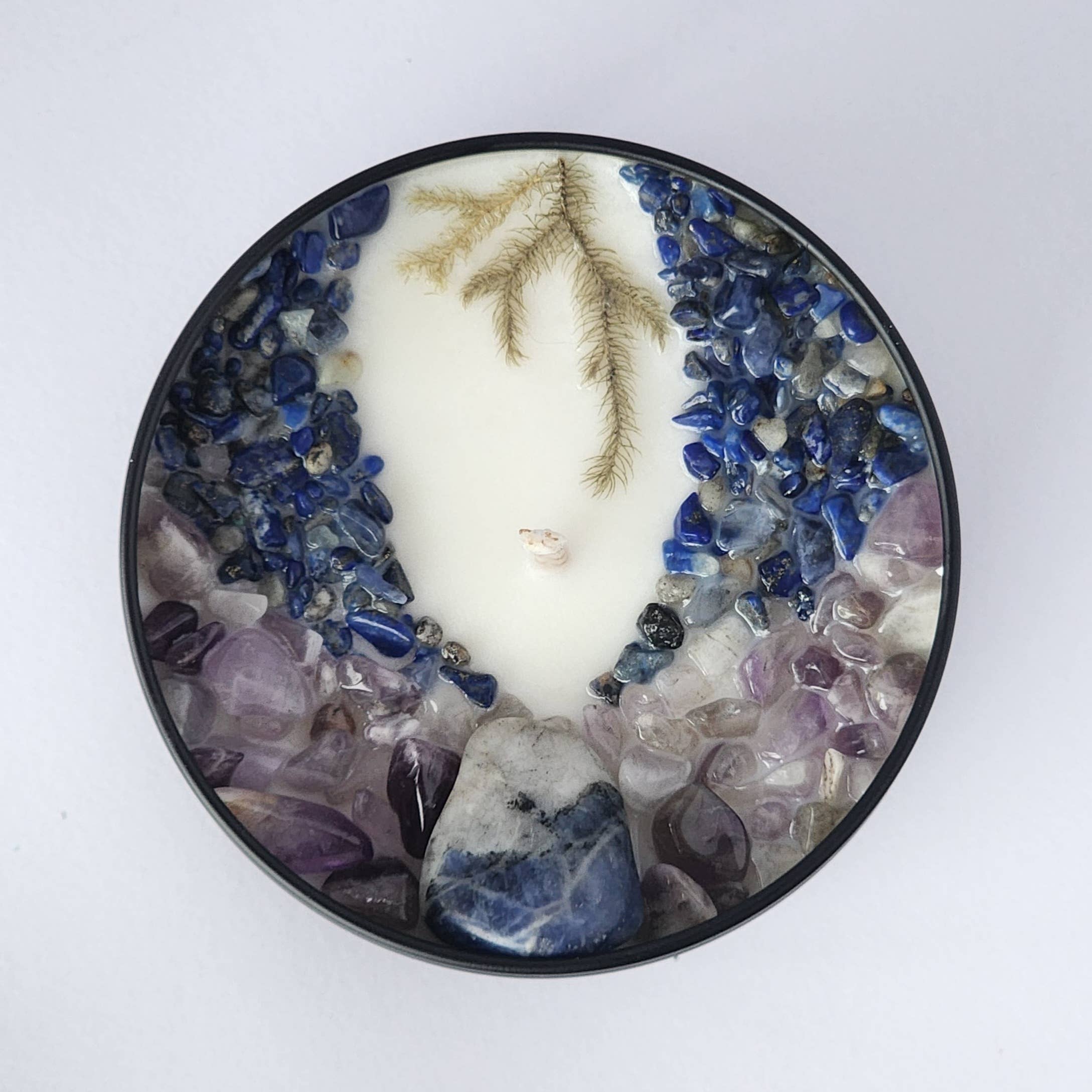 Nymph & Satyr Co. - Wholesale Pot/gevulde kaars - IK BEN WATER (ontembaar en diepgaand) • 8oz soja-kristallen kaars