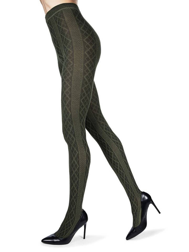 MeMoi Juneau Diamonds Sweater Tights for wholesale by Infinity Classics International Inc.