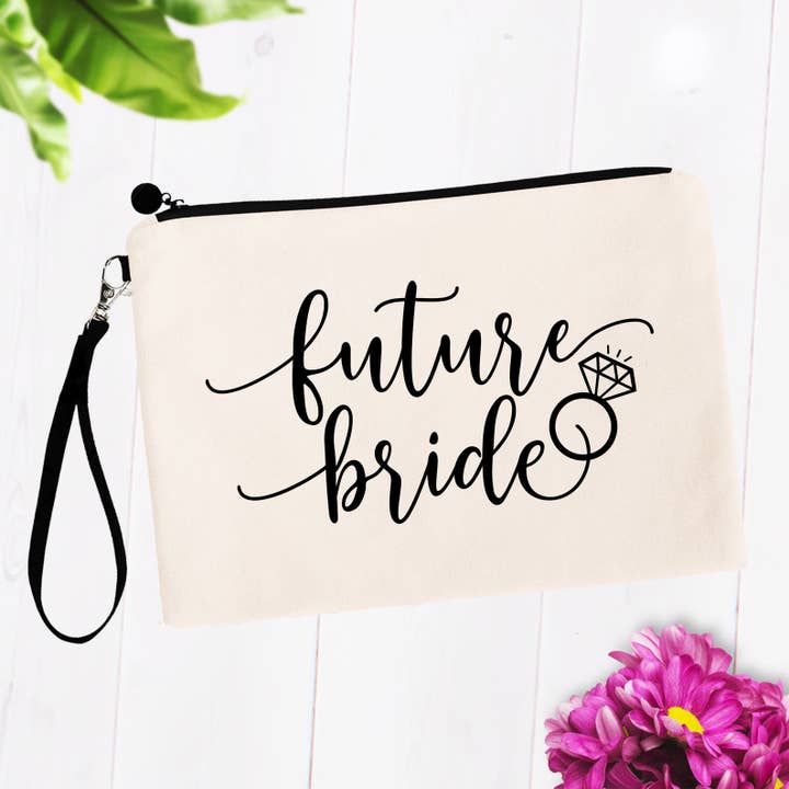 Future Bride Wedding Makeup Bags for wholesale by SheMugs