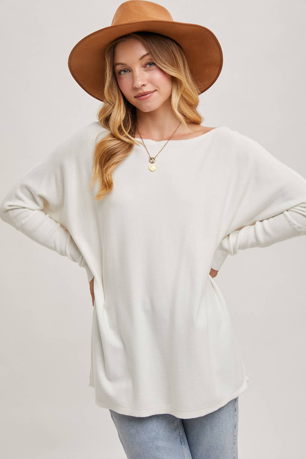 Bluivy - Wholesale Tunic - Women's - FLOWY BOATNECK DOLMAN TUNIC - ST. PATRICK'S DAY18