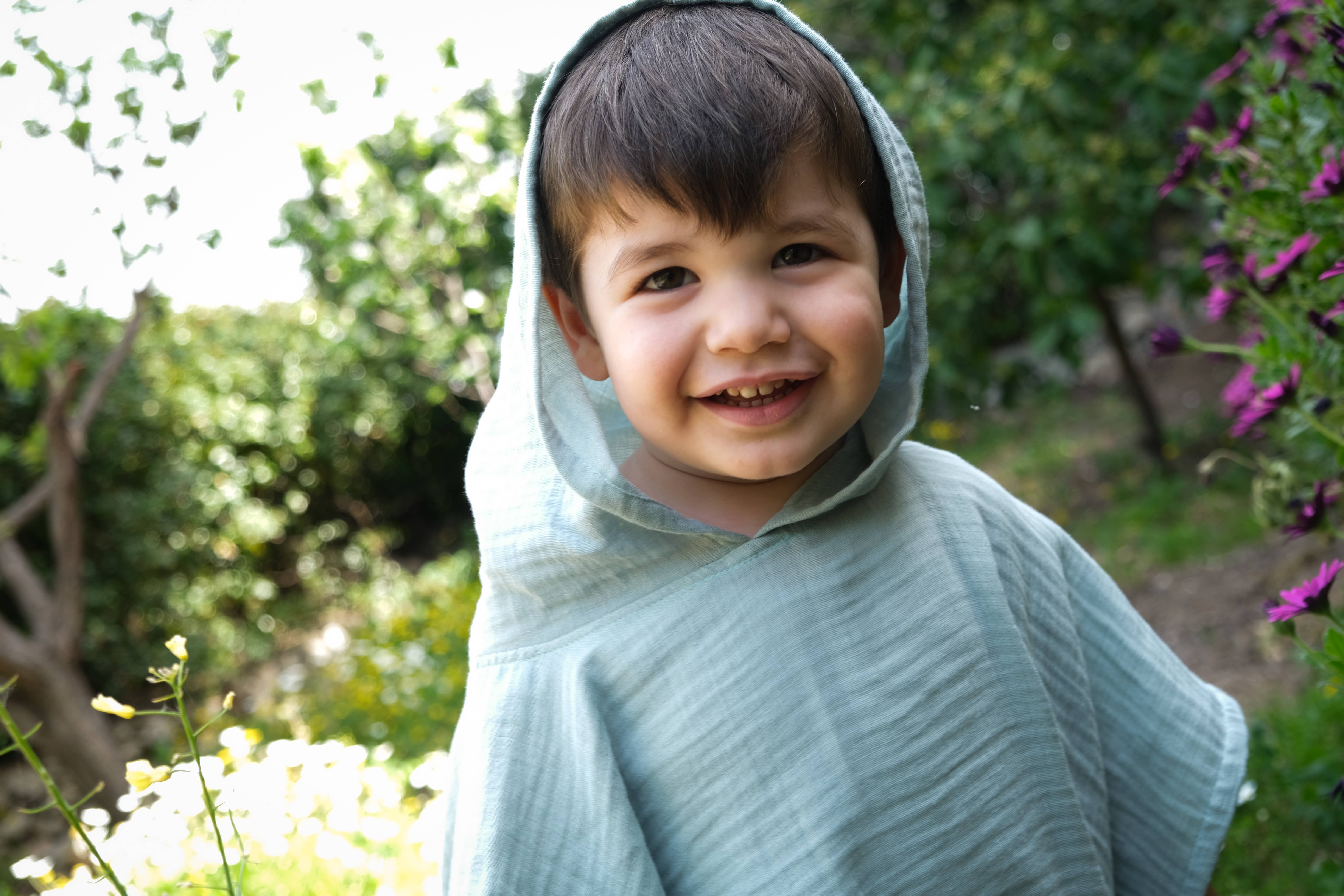 TwoMamas - Wholesale Poncho Towel - Kids & Baby - BABY   BATH TOWEL - ORGANIC MUSLIN  PONCHO - MINT2