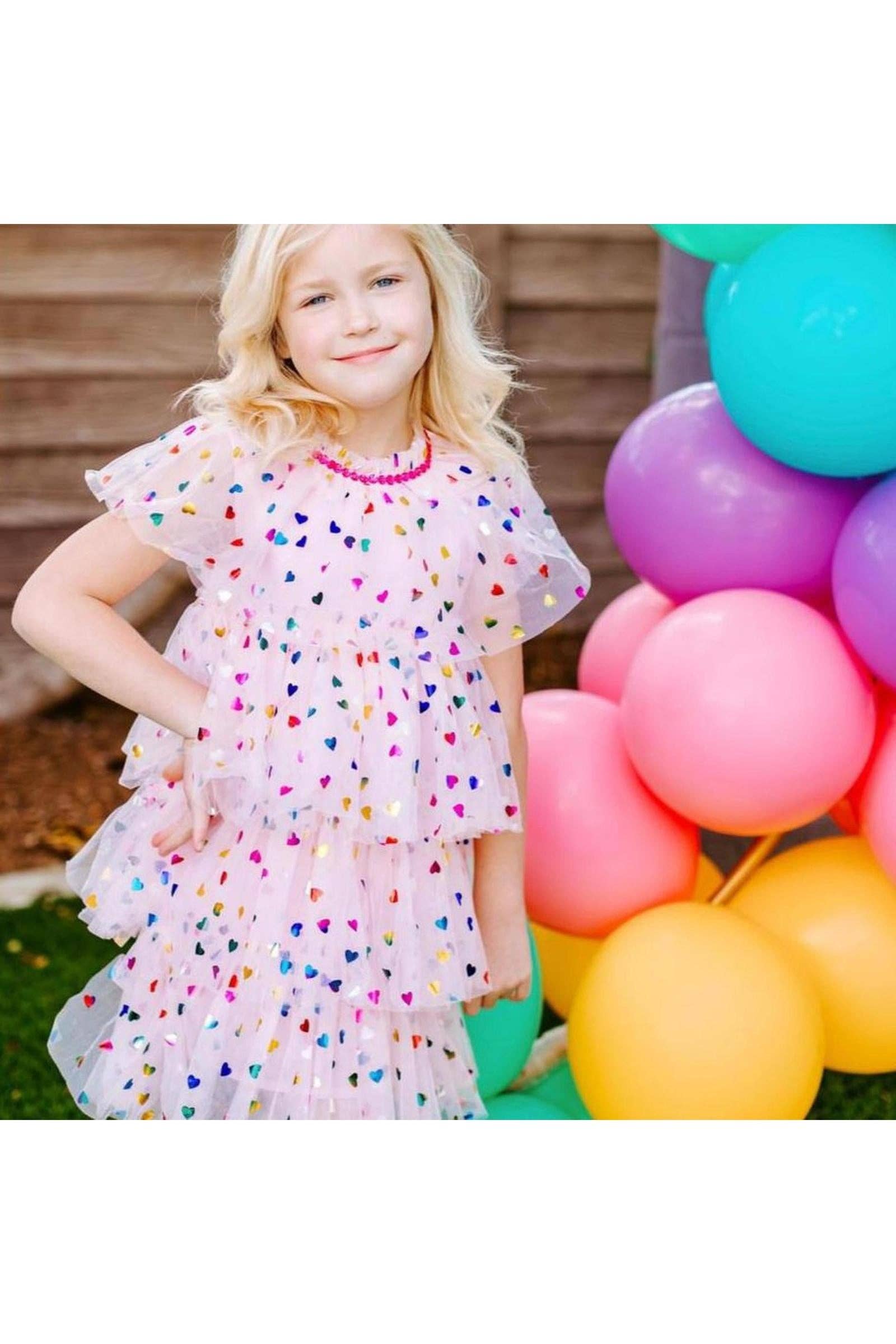 Three Wildflower Designs - Wholesale Dress - Kids - Queen of the Hearts Dress