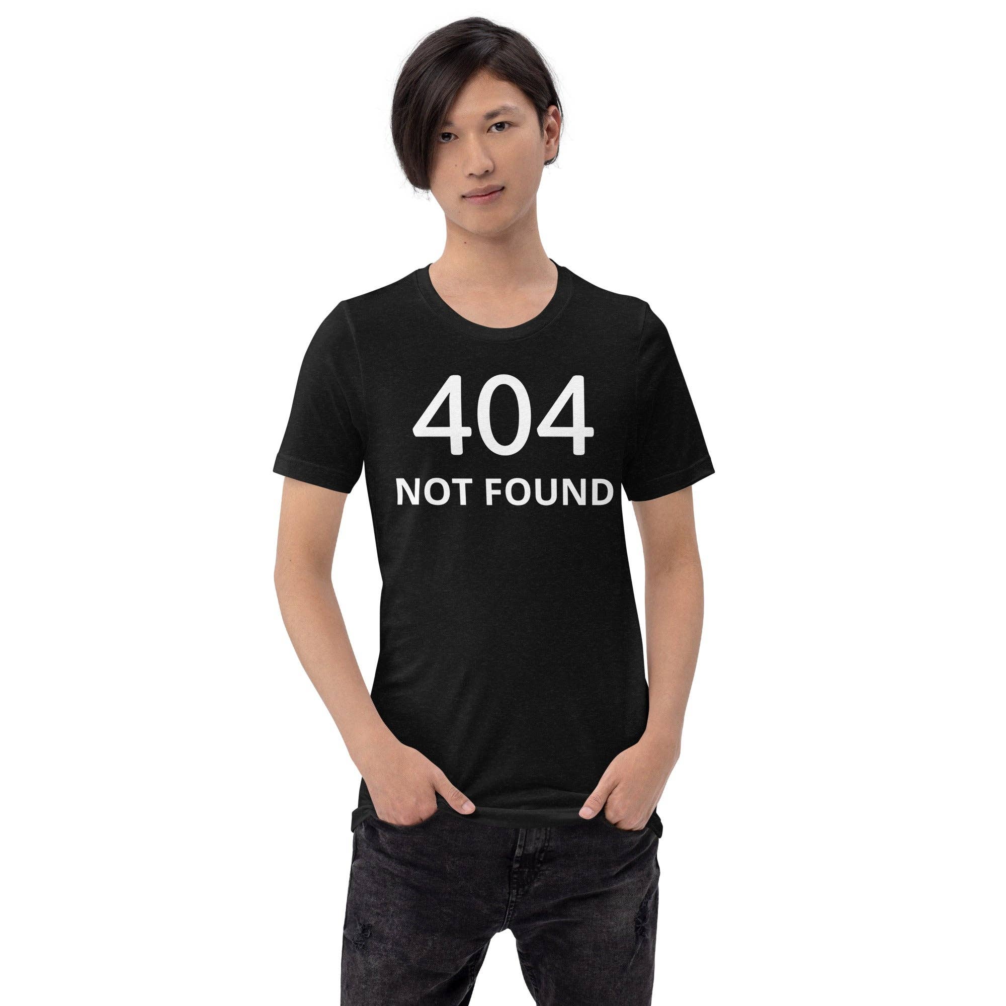 Souverista - Wholesale T-shirt met print - Uniseks - 404 niet gevonden unisex t-shirt0