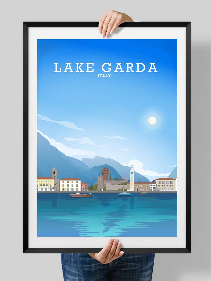 Lake Garda, Italy for wholesale by Hillview Prints