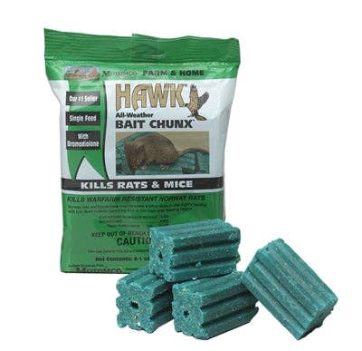 RodenticideCanada.com - Wholesale Insect Repellent - Motomco Rodent Hawk All-Weather Bait Chunx Rat Mice Rodent 4.1kg2