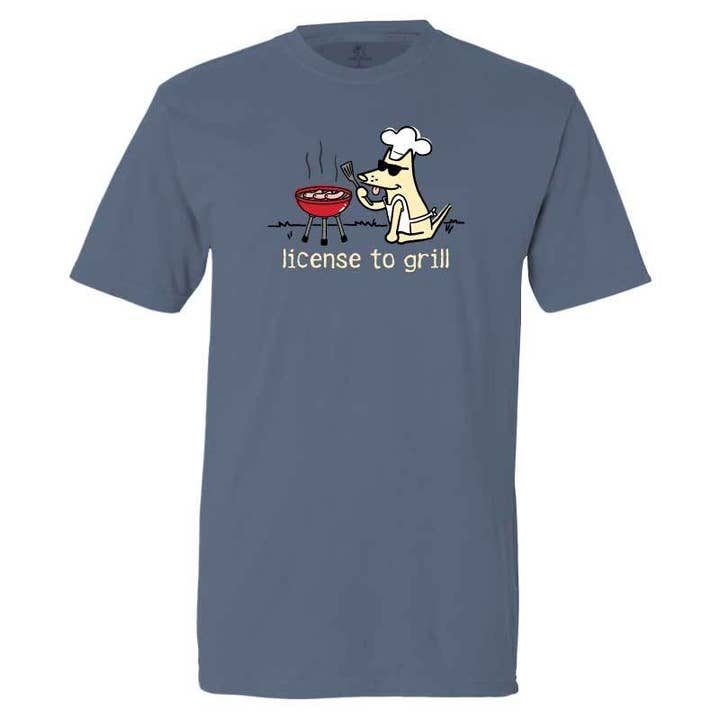 License To Grill - Classic Tee for wholesale by Teddy the Dog
