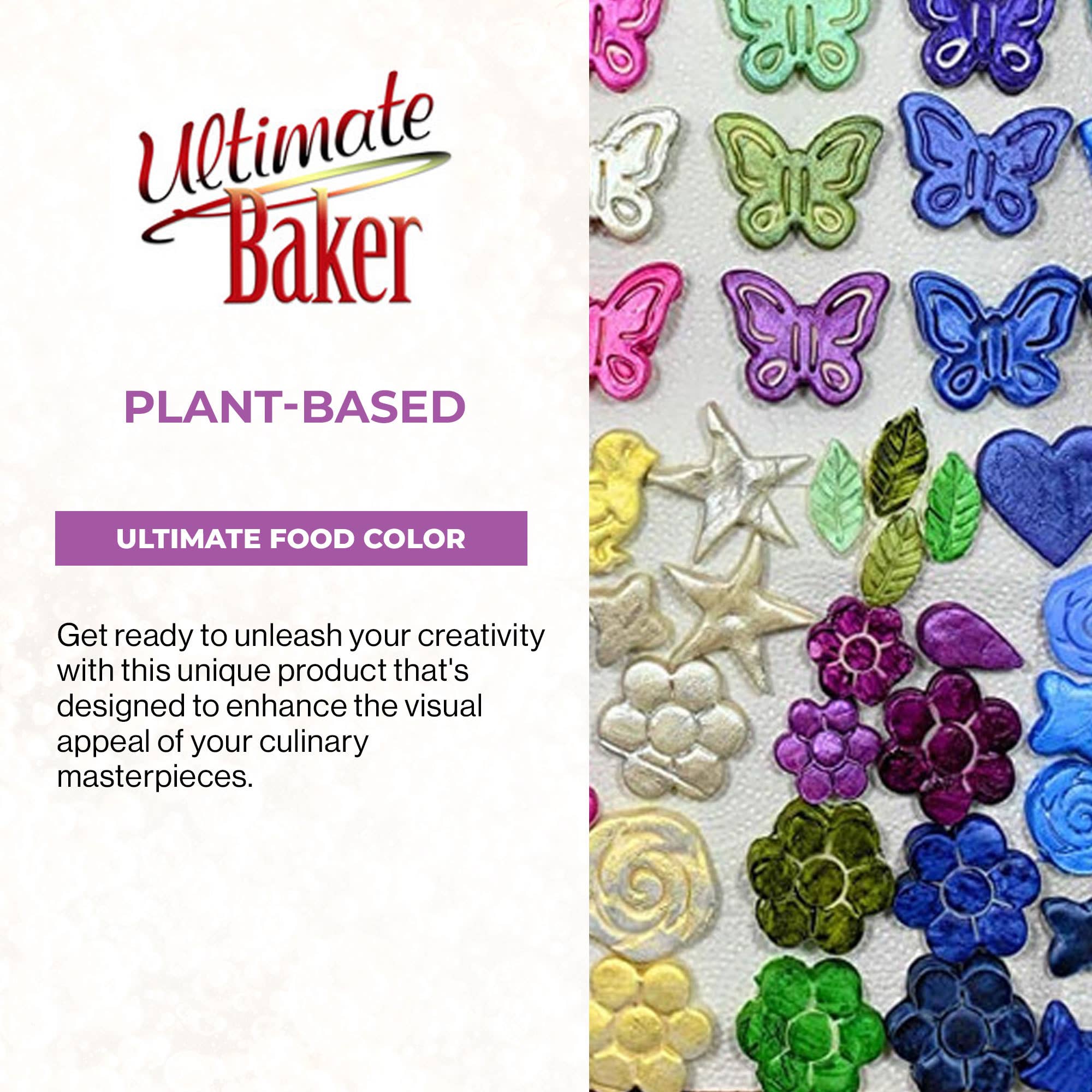 Ultimate Baker – wholesale Cake decorating kit – Ultimate Baker Natural Purple Food Color (1x12g)3