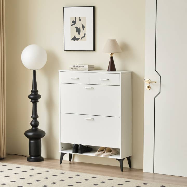 Large Size Shoe Cabinet,Free Standing Tipping Bucket Shoe Rack Organizer With 2 Flip Drawers&2 Drawer,Modern Tipping Bucket For Entryway, Hallway, Bedroom White White Mdf and other Purchase Wholesale styrofoam minnow buckets. Free Returns & Net 60 Terms on Faire trending on Faire.