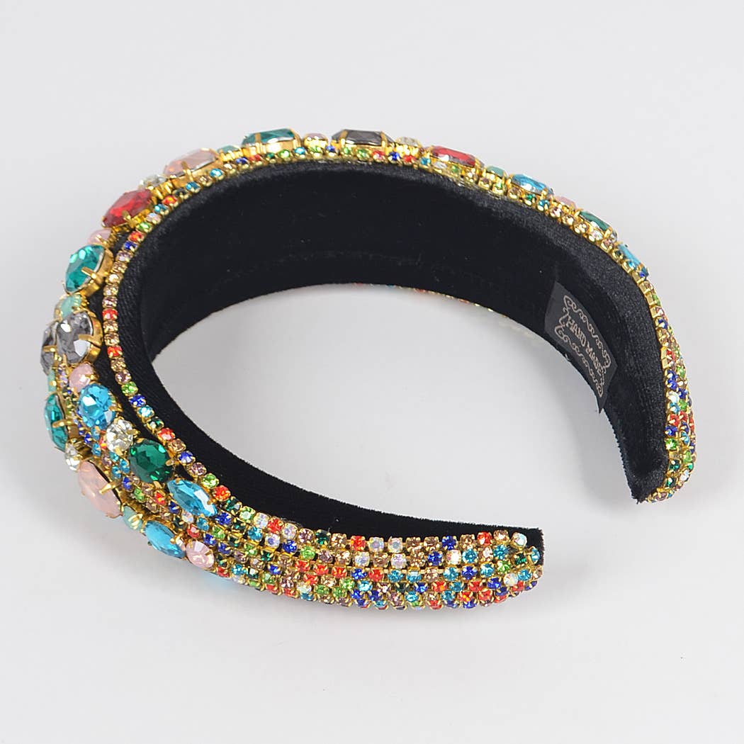 3AM BY H&D ACCESSORIES - Wholesale Fashion Headband - Women's - Embellished Stone Headband3