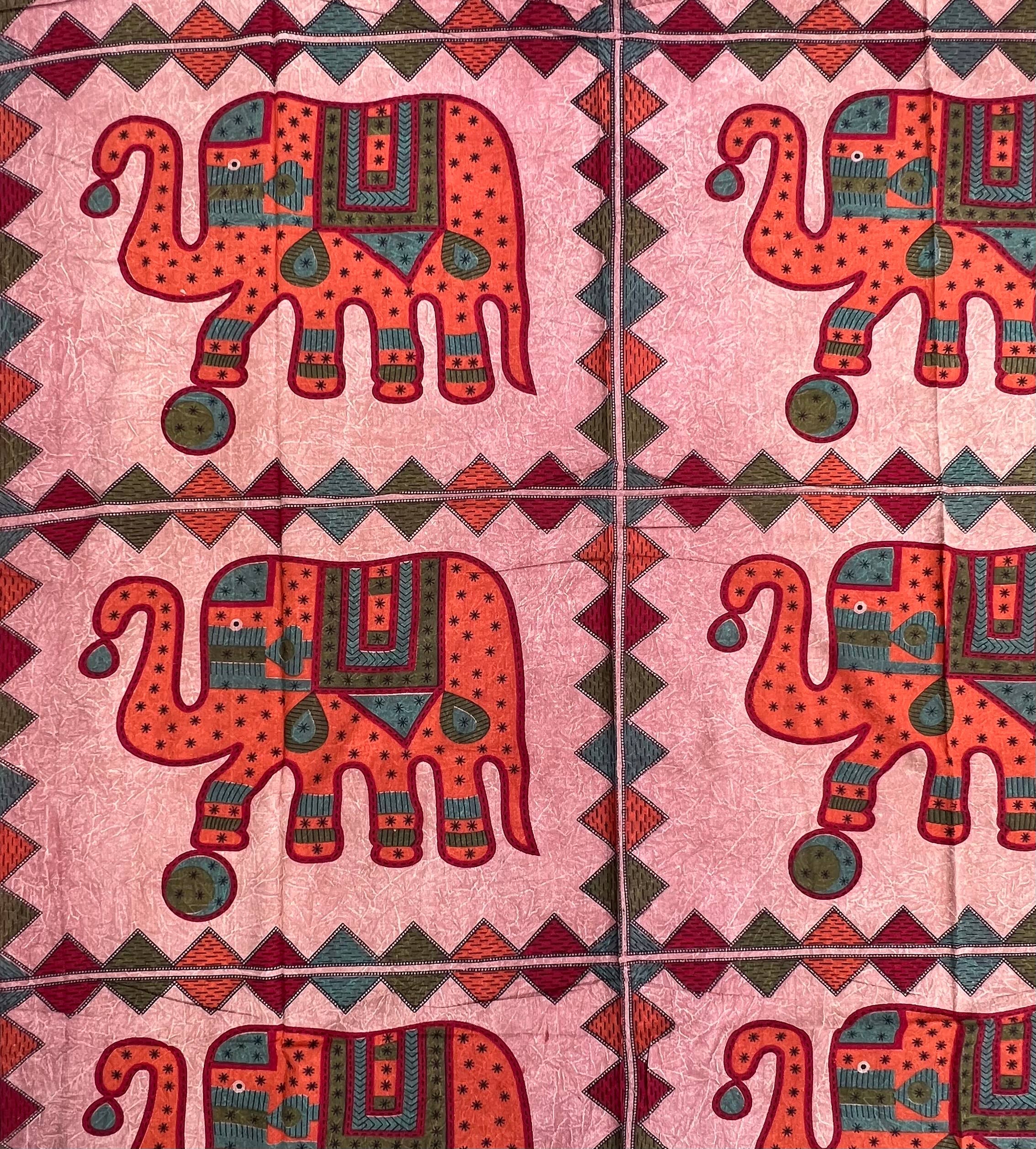 Lungta Imports - Wholesale Tapestry/Textile - Indian Elephants Tapestry Wall Decor Beach Throw0