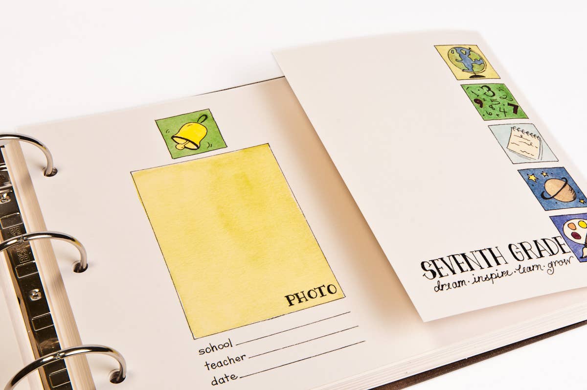 Hugs and Kisses XO – Engroshandel Mindebog - Børn og baby – Skoledage - Skole Memory Book5