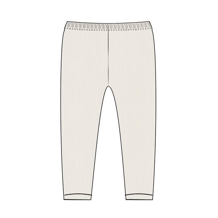 Legging en tricot Leslie - Crème pour la vente par Indigo & Lellow