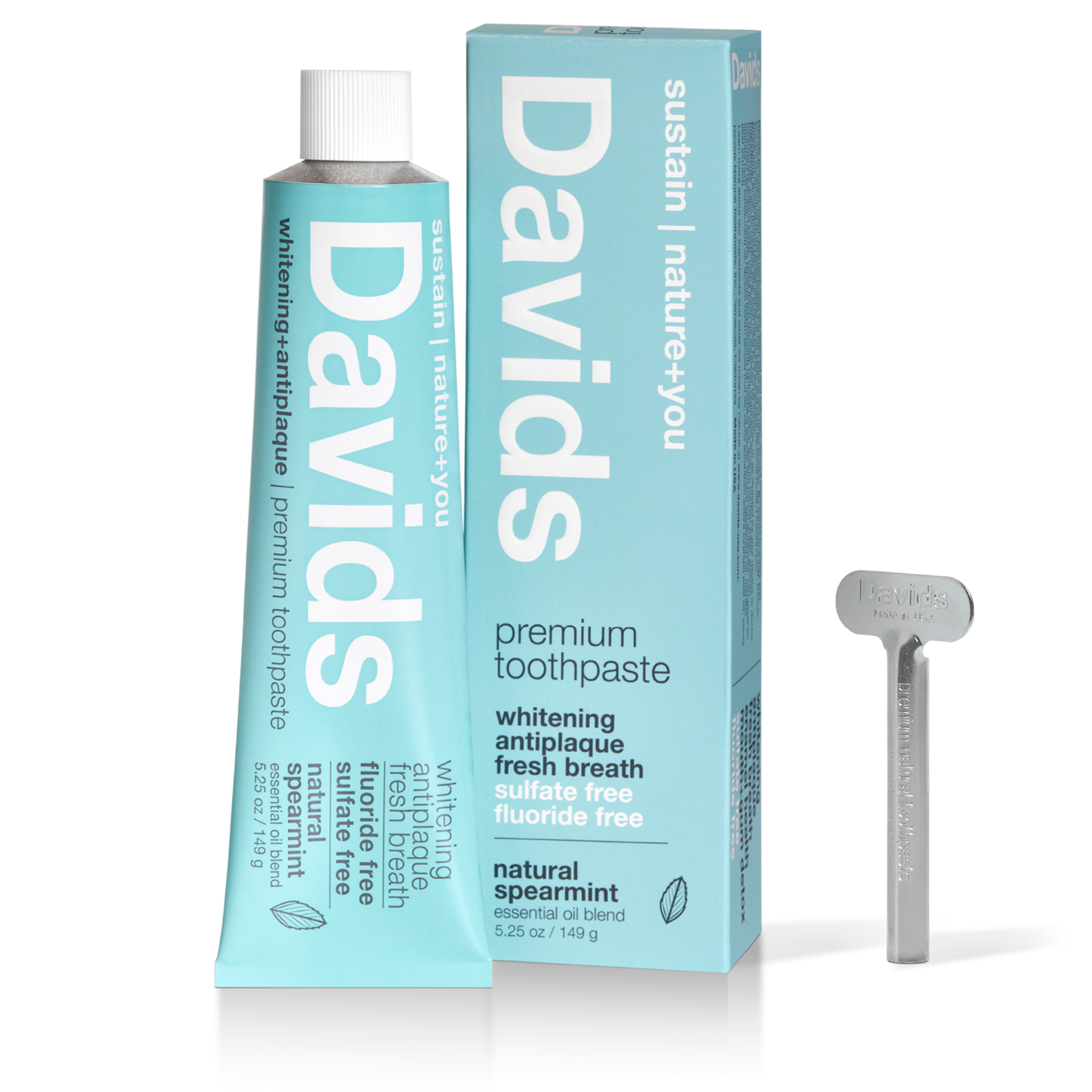 Davids Natural Toothpaste - Wholesale Toothpaste - Davids premium toothpaste  /  spearmint4