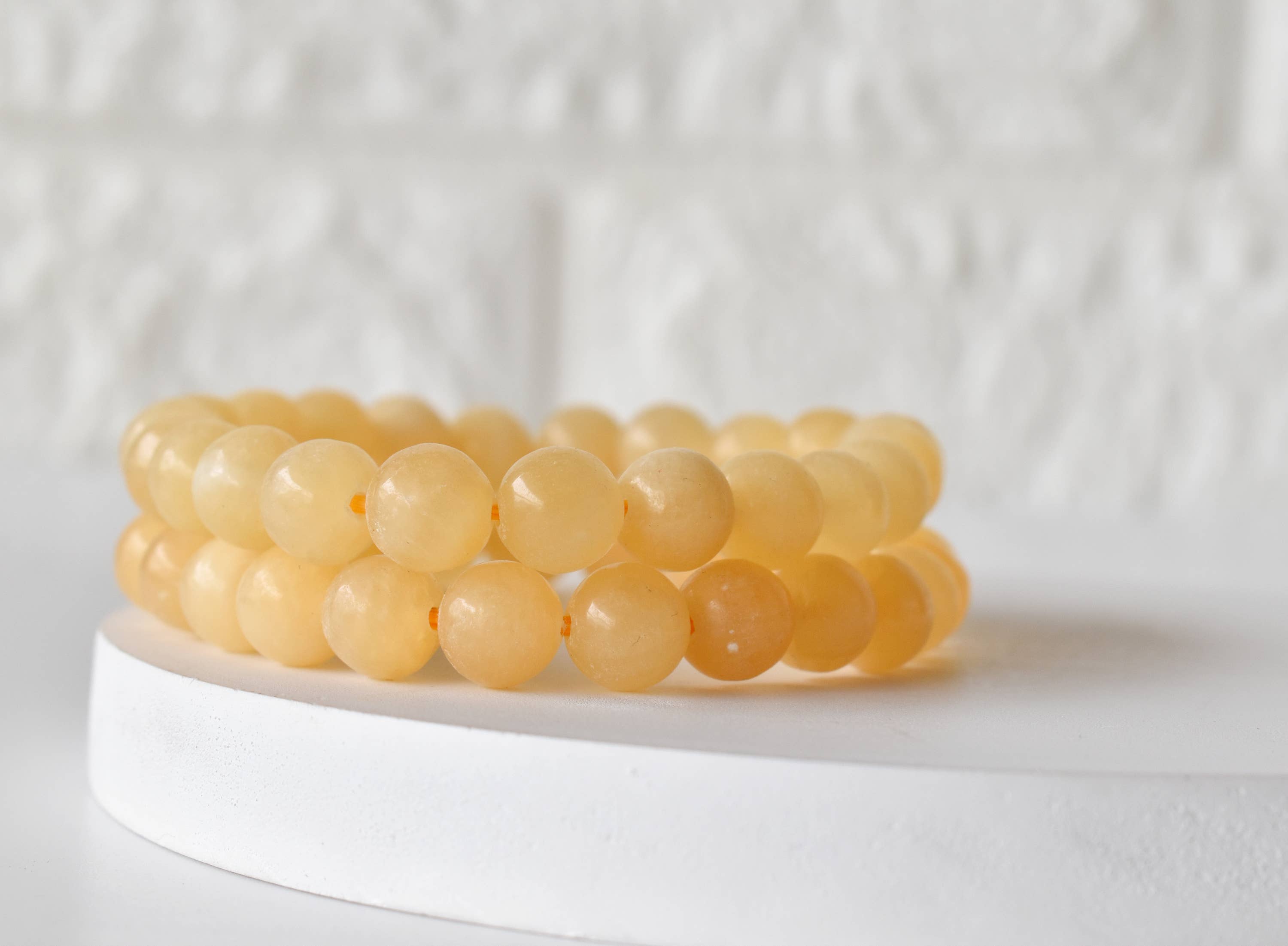 Soothing Crystals - Wholesale Beaded Bracelet - Healing Bracelet | Honey Calcite | Gemstone Bracelet3