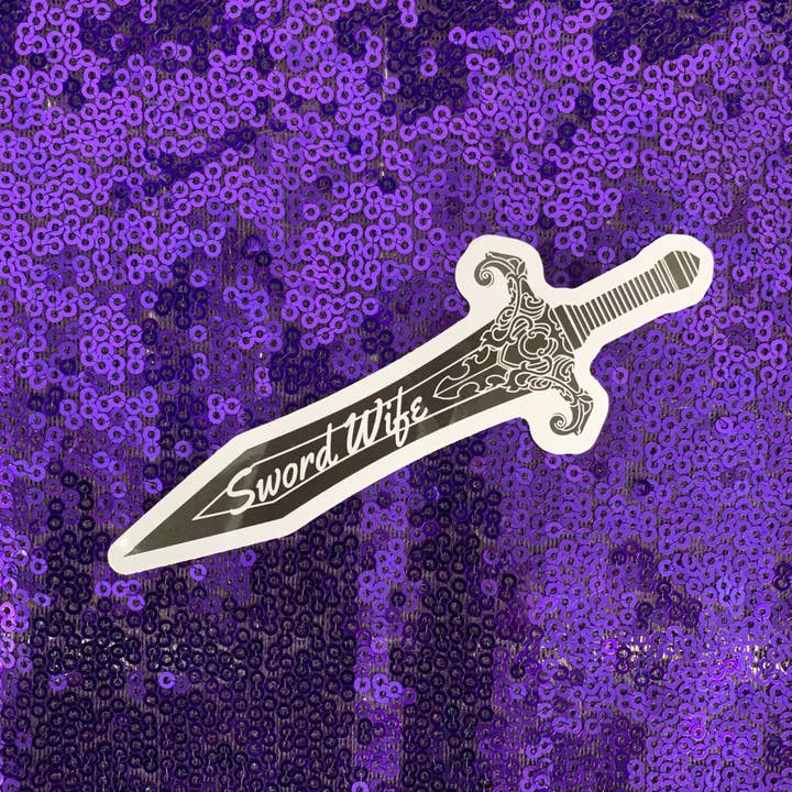 GetBullish - Wholesale Sticker - Sword Wife Sticker | Vinyl Die Cut Decal