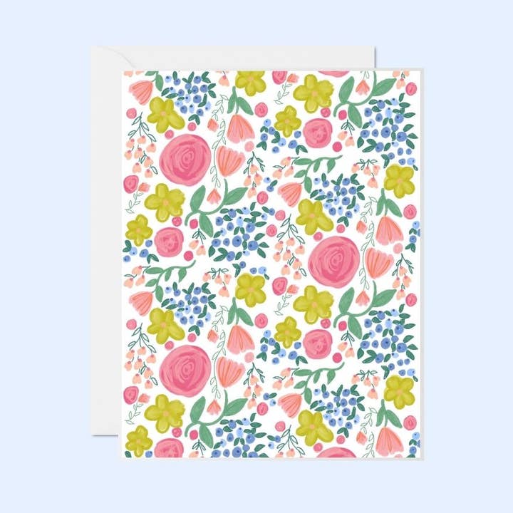 Emmeline White Notizkarten-Set | Blumen | Täglich | für den Großhandel von Anna Whitham Co.