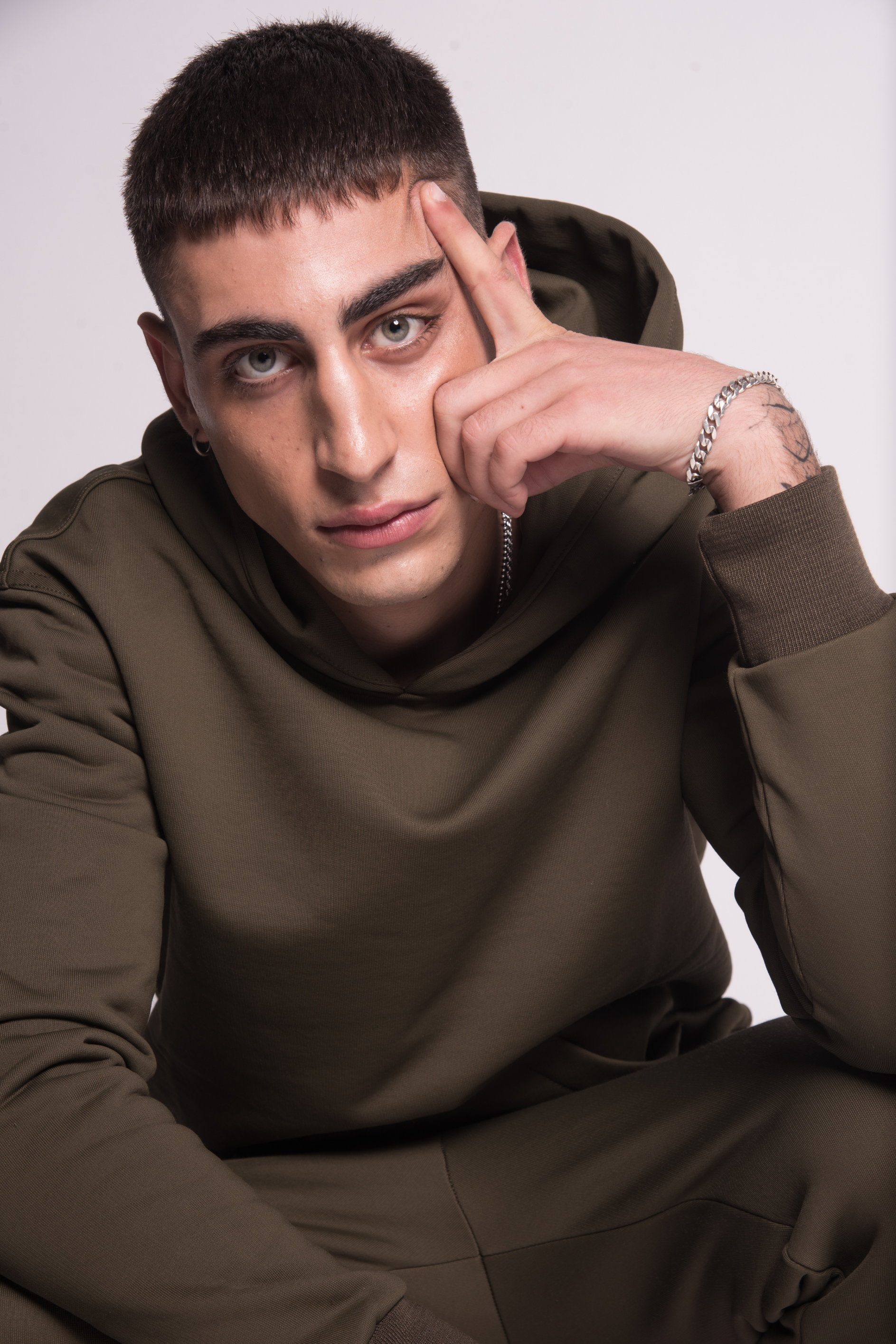 Moontracksuit - Wholesale Tracksuit - Men's - Model 7M - kaki8