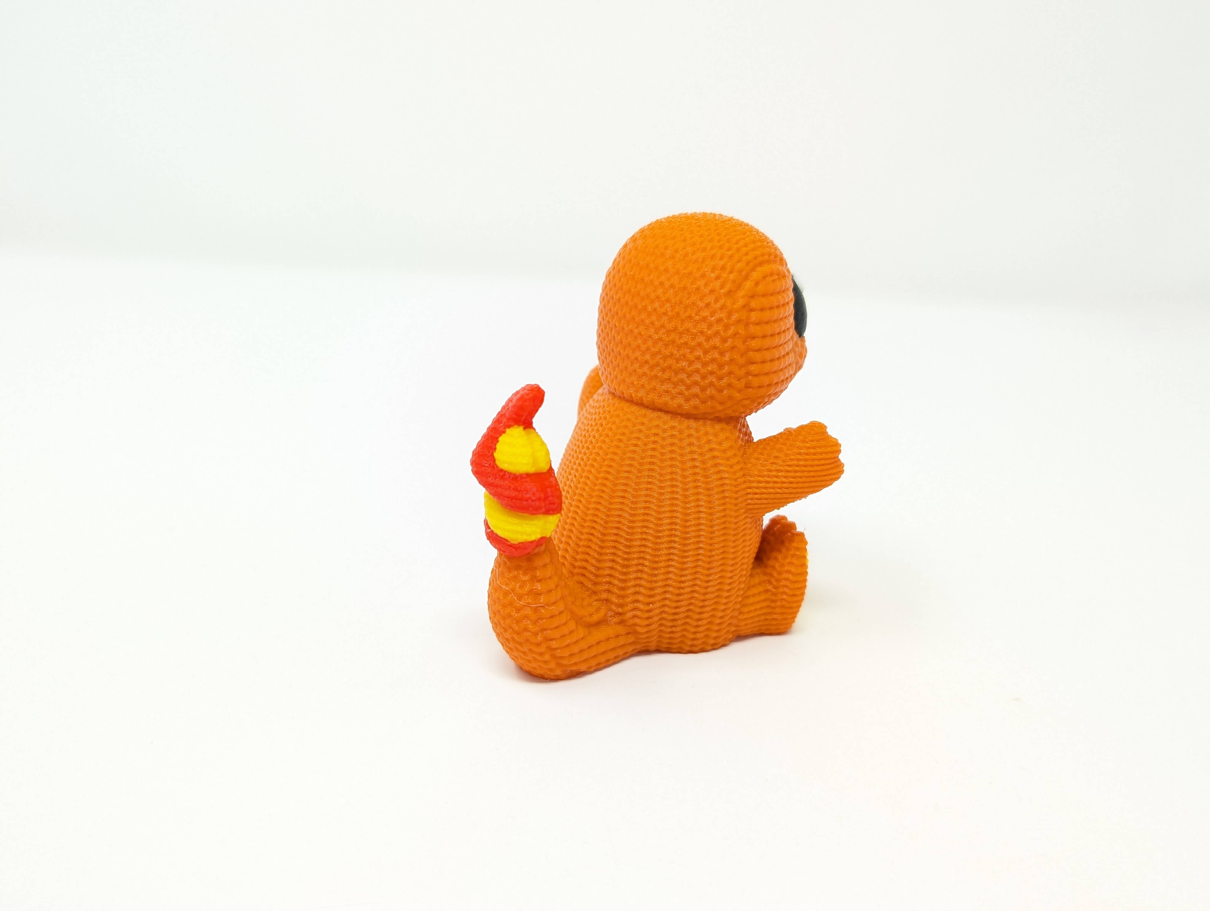 Giant Turtle Creations - Wholesale Decorative Figurine - Charmander Knit Style Figurine2