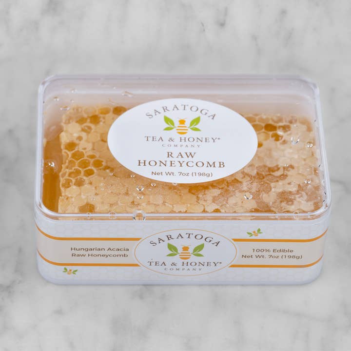 Hungarian Acacia Honeycomb for wholesale by Saratoga Tea & Honey Company