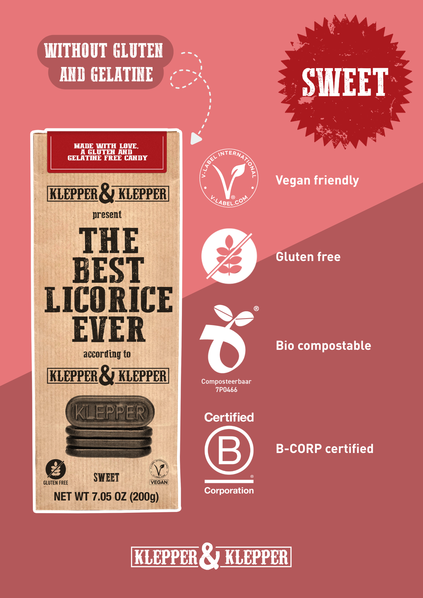 Klepper & Klepper Licorice USA - Wholesale Licorice - Sweet Licorice – Soft Vegan Premium | Klepper & Klepper (NL)2