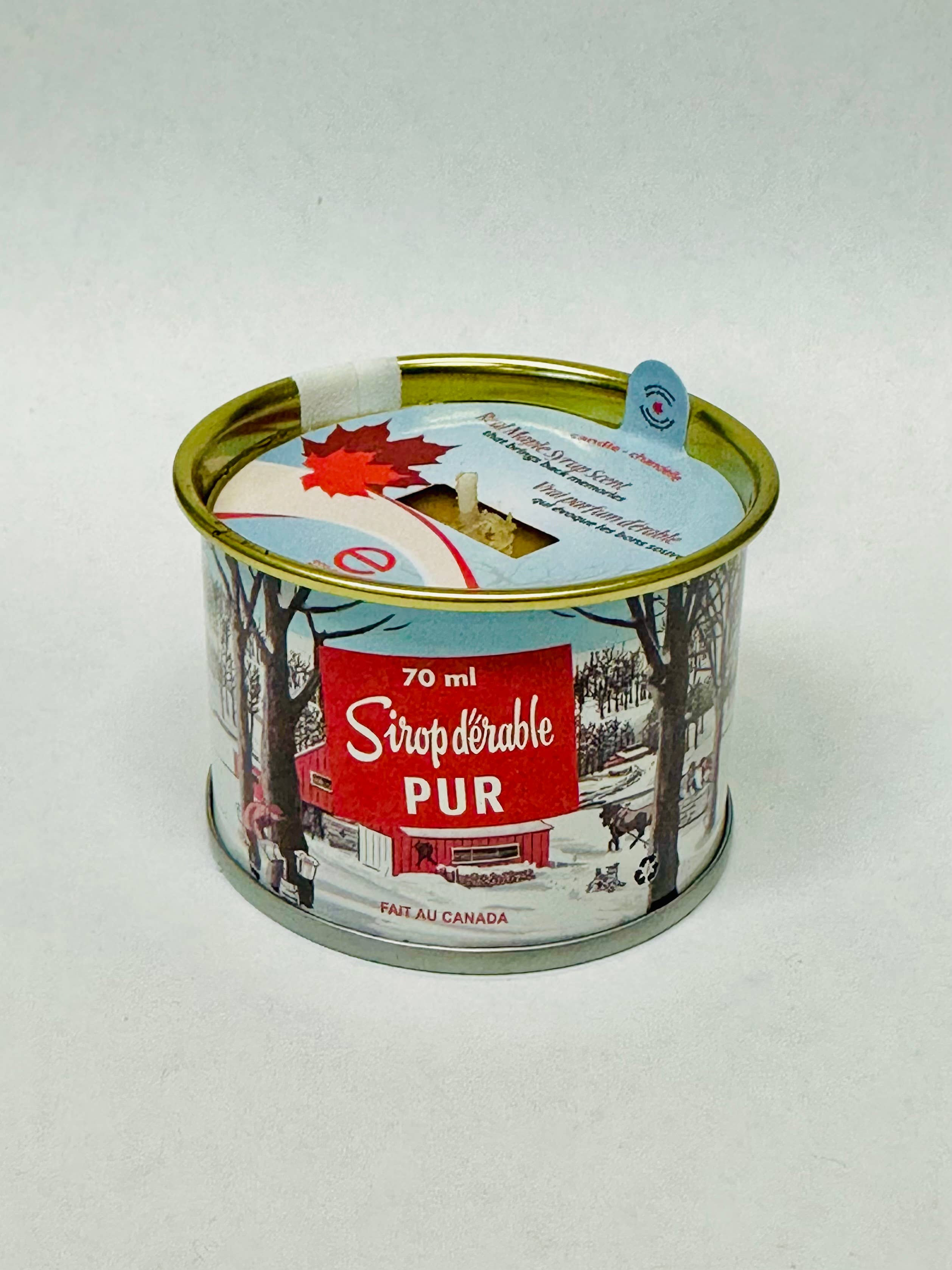 Seracon – Großhandel Reisekerzen – Mini-Ahornsirup-Kerze – 70 ml ikonische Blechdose (Baumwolldocht)2