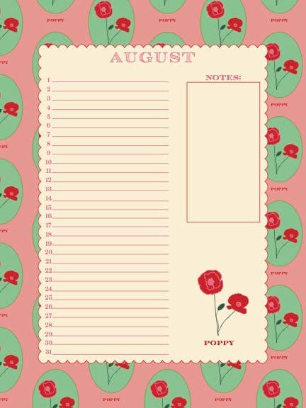 Bloom and Kettle – Großhandel Kalender – Ewiger Blumenkalender für den Geburtsmonat3