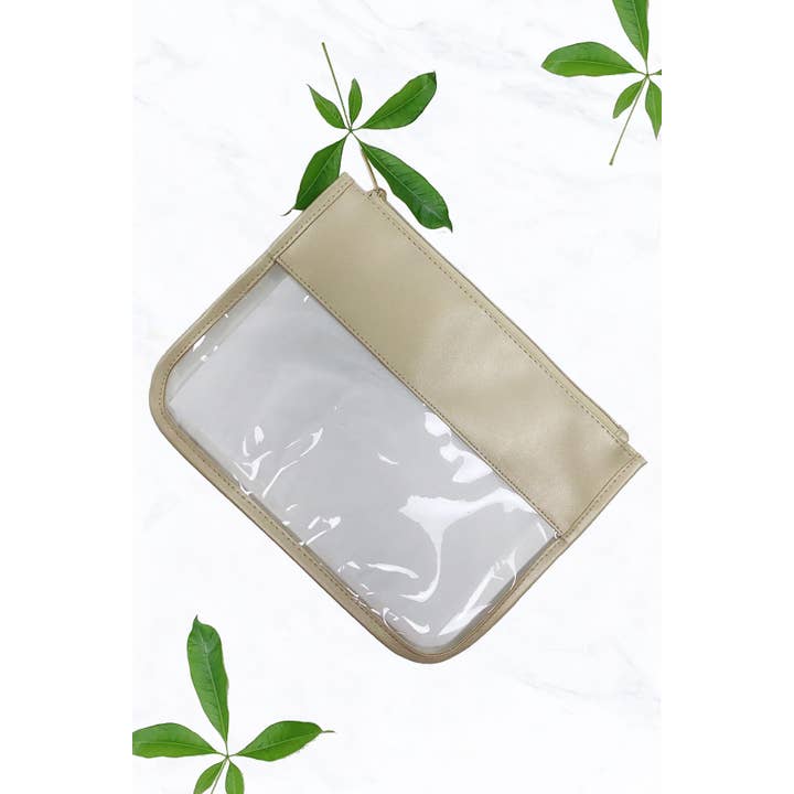 Suzie Q USA - Wholesale Makeup/Cosmetic Bag - Clear Cosmetics & Toiletry Pu Handbag