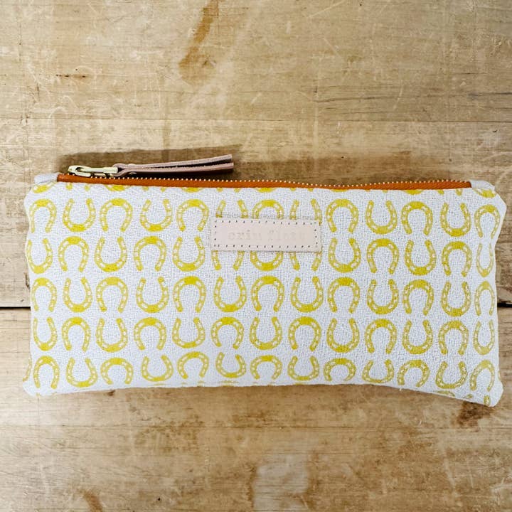 Erin Flett - Wholesale Pencil Case/Pouch - Pencil Pouch – Horse Shoe4