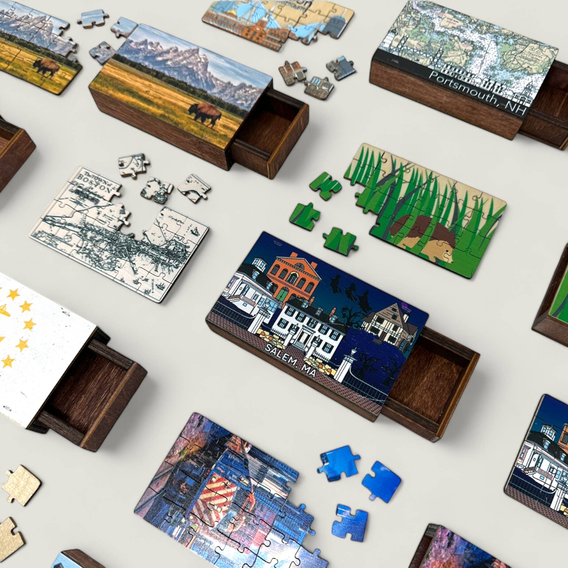 Ingeneius - Wholesale Puzzle - Adult - Wooden Keepsake Box with Puzzle - Custom6