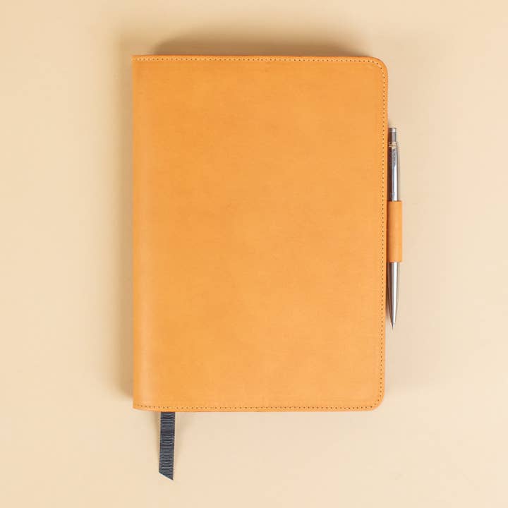 Leather Notebook Forever Cover | Refill | Tan for wholesale by Aubyn + Rose