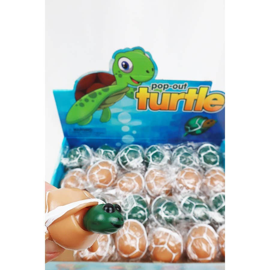 MIX COLOR Turtle Pop-Out Squishy Silicone Sensory Fidget Toy for wholesale on Faire3