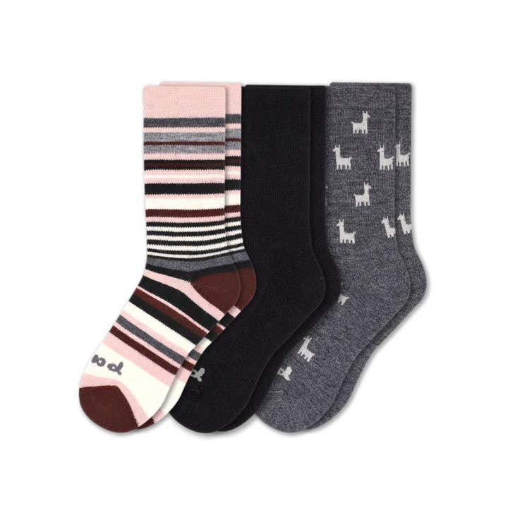 Pacas - Wholesale Socks - Women's - 3 Pack - Women's Crew Pacas Socks1