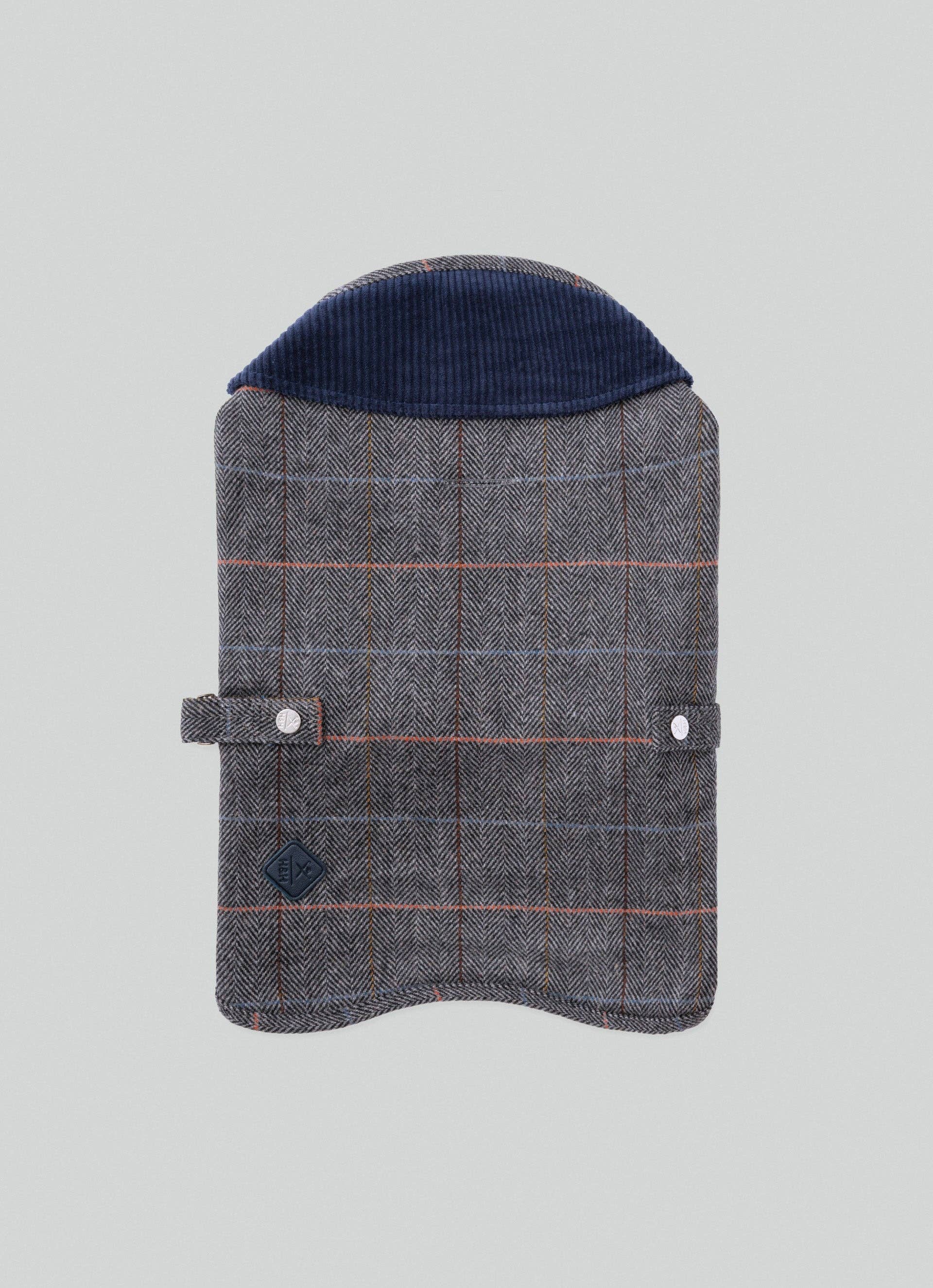 Hugo & Hudson - Wholesale Pet Jacket - Dog - Hackett x Hugo Hudson Grey Checked Tweed Dog Jacket1