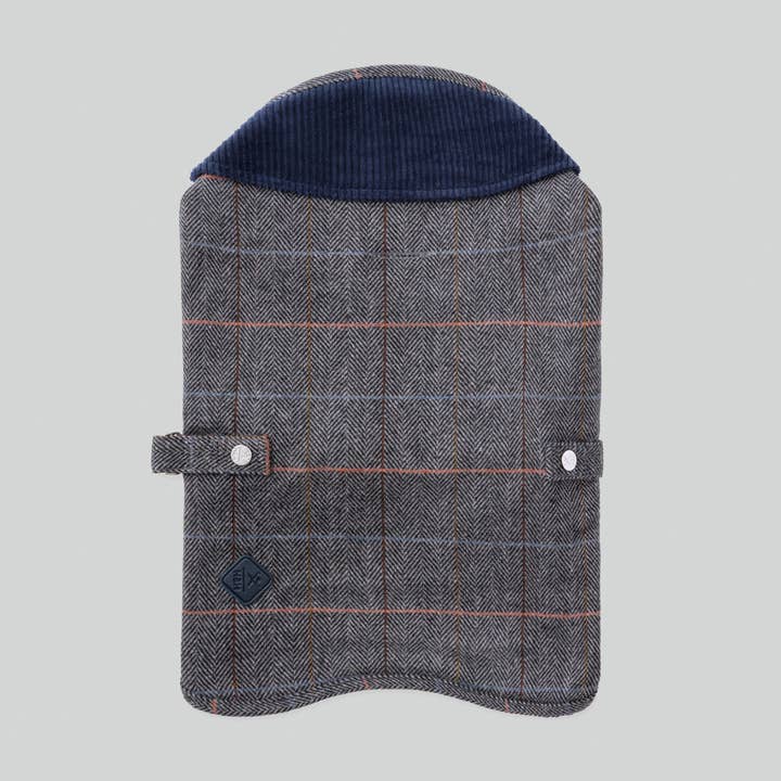 Hugo & Hudson - Wholesale Pet Jacket - Dog - Hackett x Hugo Hudson Grey Checked Tweed Dog Jacket1