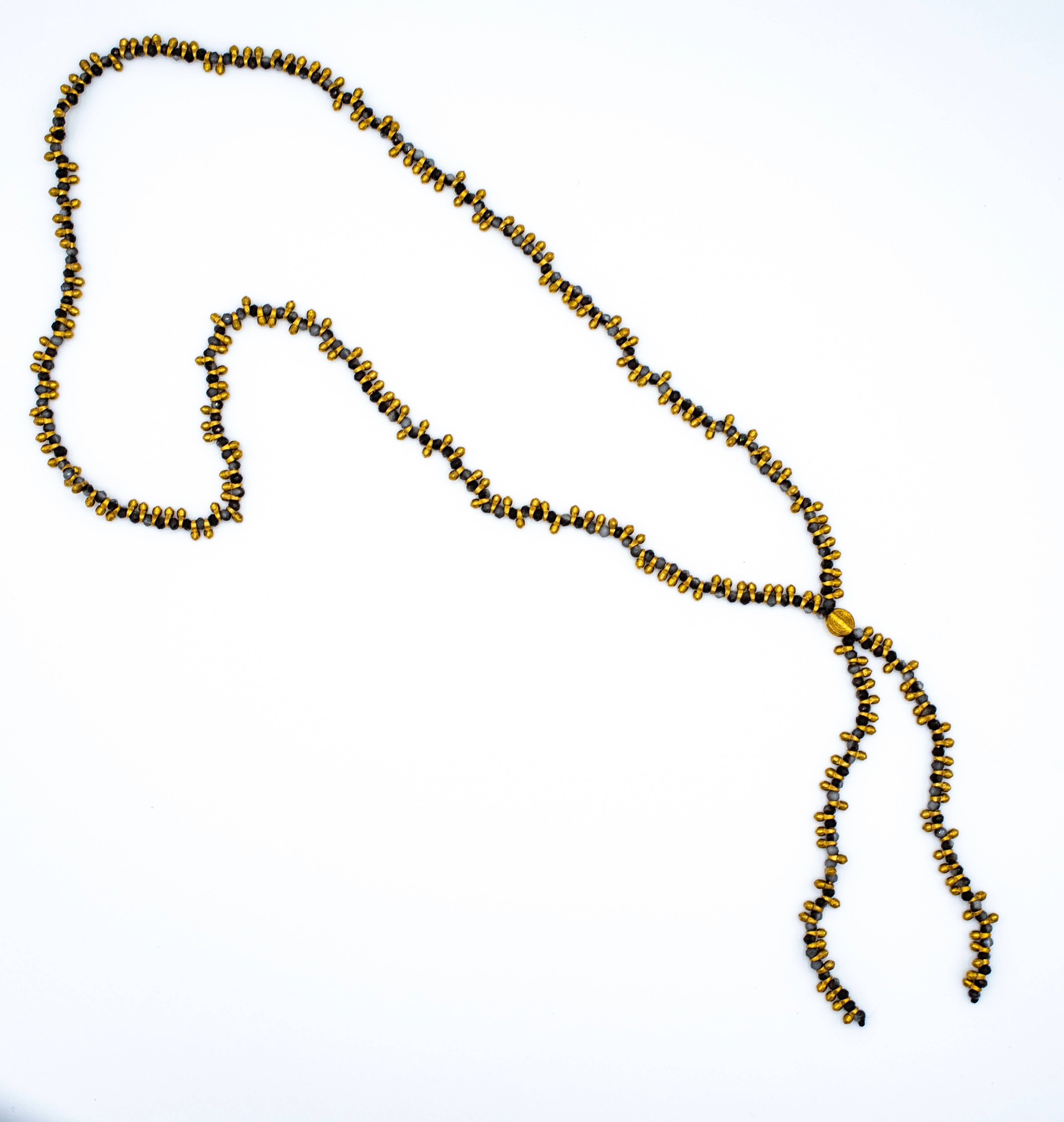 Baizaar - Wholesale Beaded/Pearl Necklace - Beaded Bolo Necklace - 4 Colors1