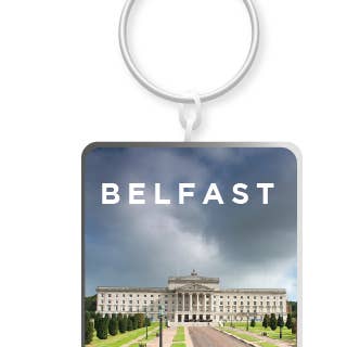 Belfast Stormont Estate Keyring for wholesale by Eurostick