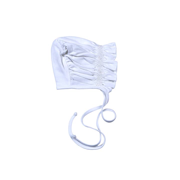 GRA-615 GRACE BLANCO GORRO BORDADO A MANO para venta al por mayor de Hug Me First