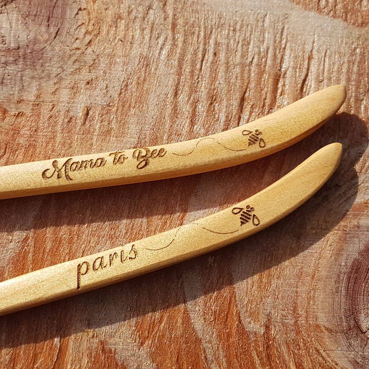 Eastvan bees - Wholesale Honey dipper - Custom Engraved Honey Dippers With Hex Holes2