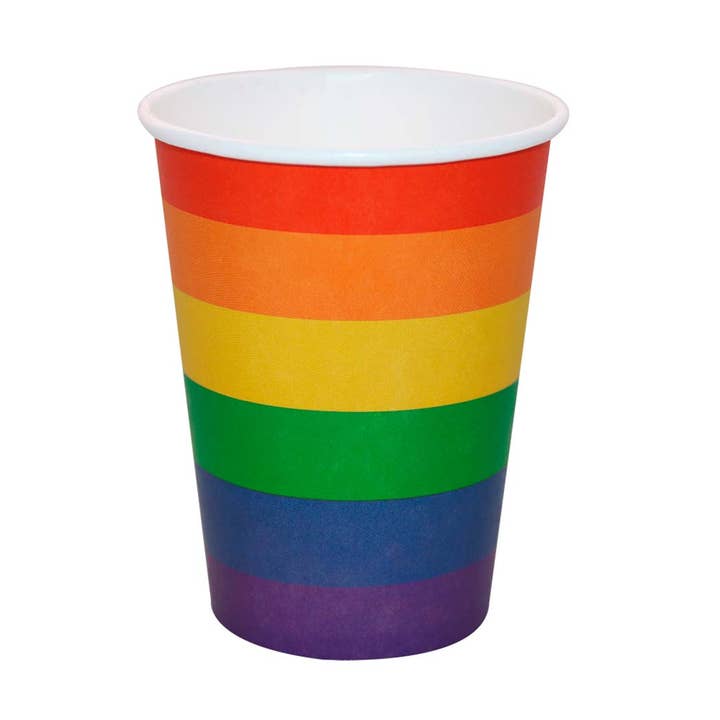 Pride Colors Paperboard Cup Set (8 count) for wholesale by MI FIESTA