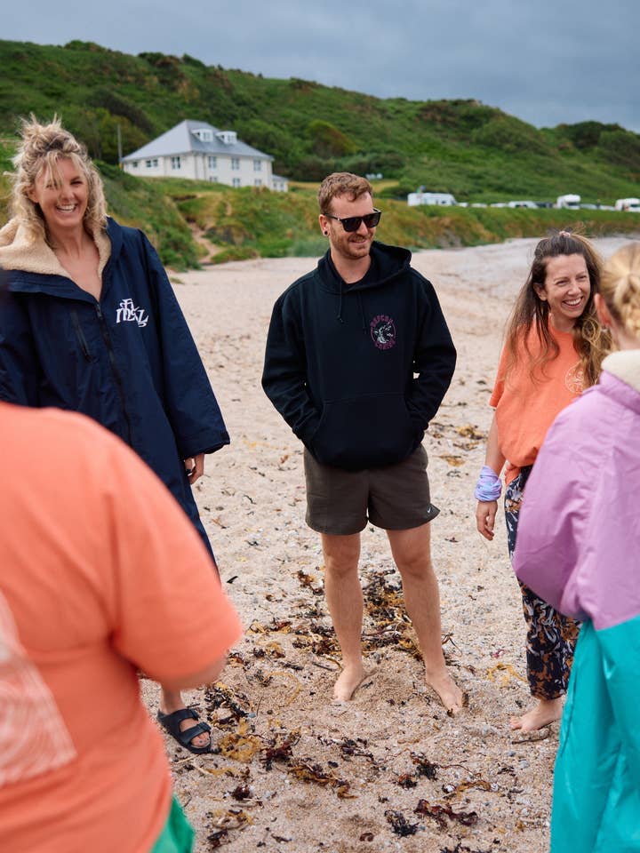Salty Sisters - Wholesale Screen Printed T-Shirt - Women's - Long Unisex Relaxed Heavy T-shirt2