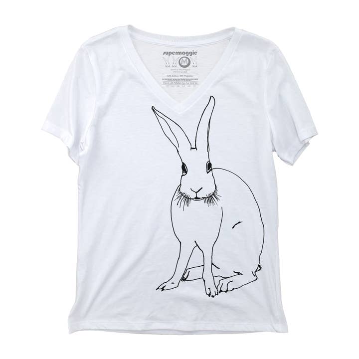 Supermaggie @ Faire - Wholesale Screen Printed T-Shirt - Women's - Funny Bunny Vera Vee