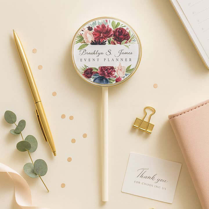 TheLollipopStudio - Wholesale Lollipop - Event Planner Client Gift Lollipop -Custom Floral Lollipops