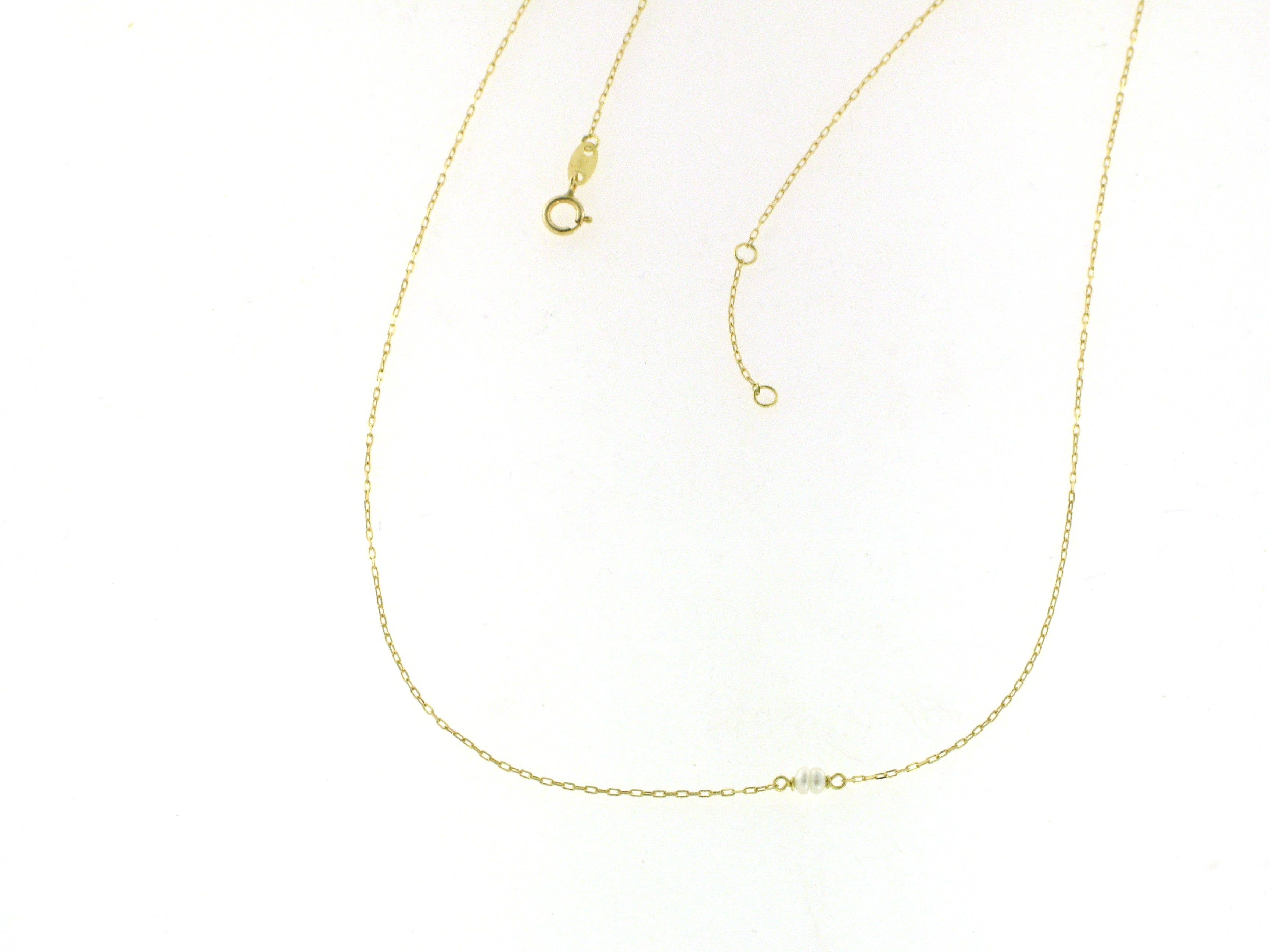 18K gold necklace, pearls necklace, minimalist necklace. for wholesale on Faire1